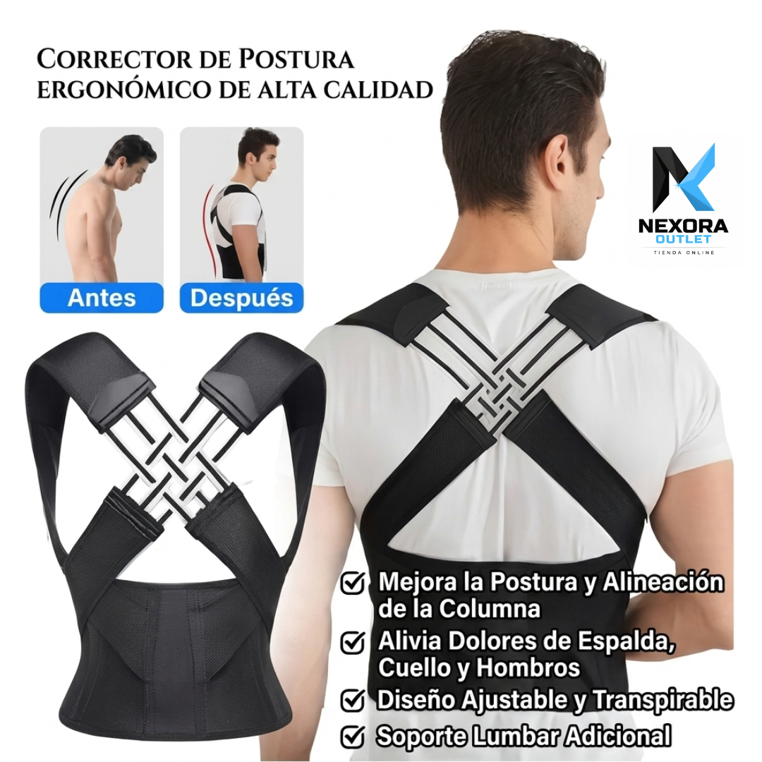 Corrector de Postura para Dolor de Espalda